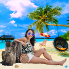 Beach Photo Background Editor أيقونة
