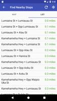 1 Schermata Honolulu Transit Tracker