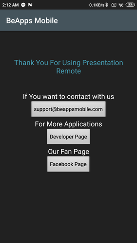 Wifi presentation remote
