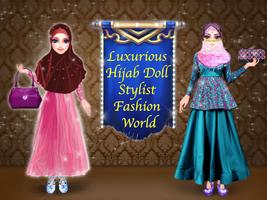 Luxurious Hijab Doll Fashion Affiche