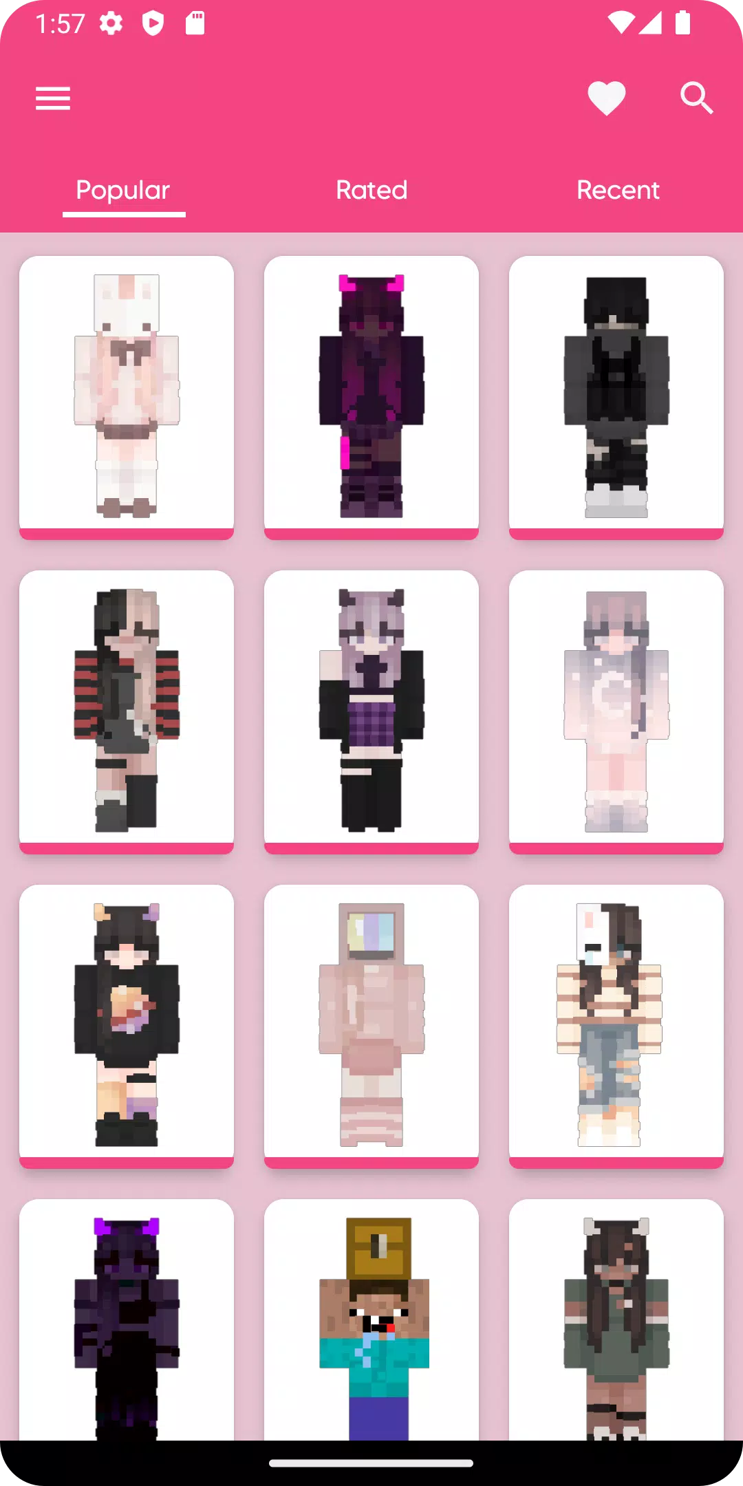 Download do APK de Aesthetic Skin for Minecraft para Android