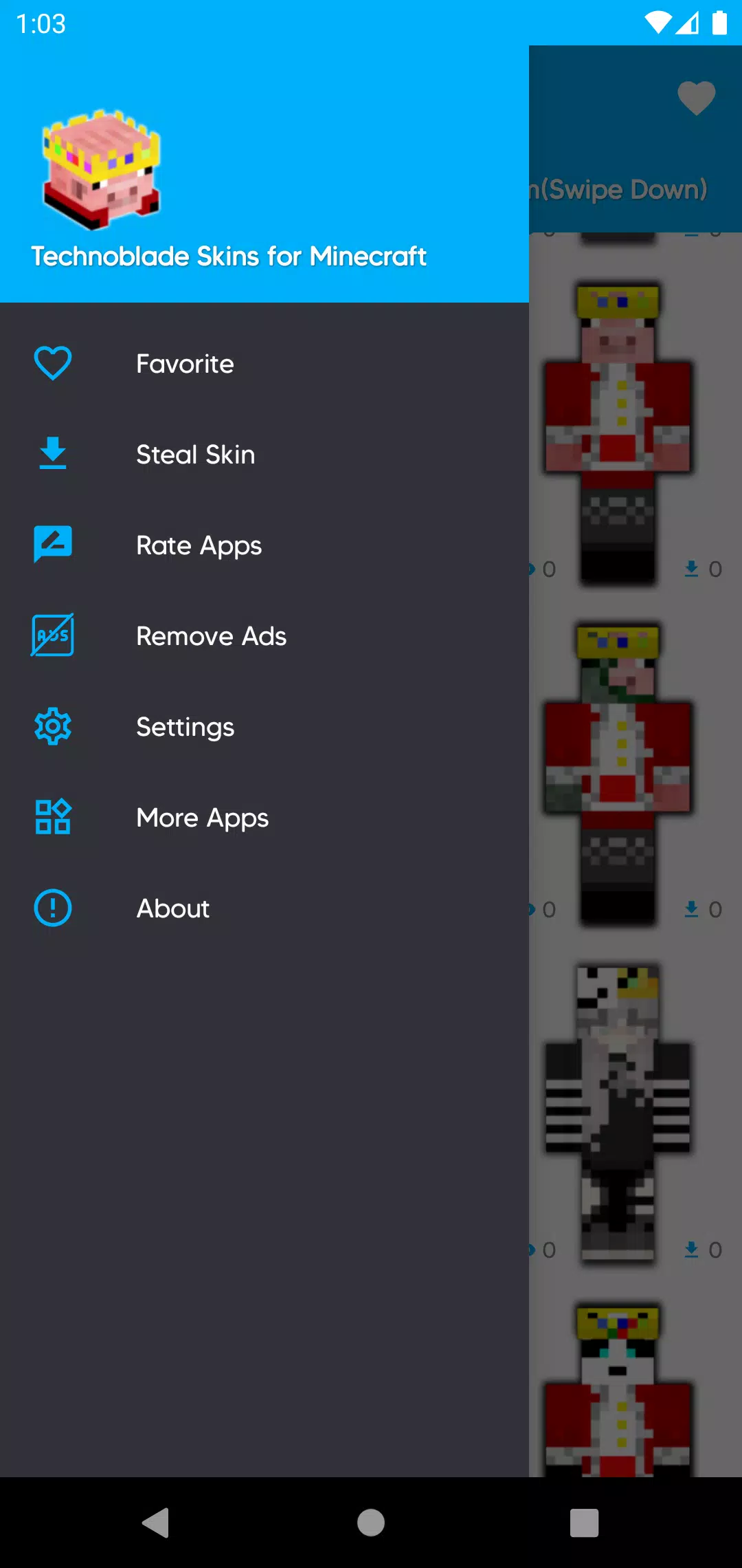 Technoblade  Minecraft PE Skins