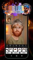 Barbas para hombre Foto Editor Poster