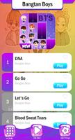 BTS Chibi Piano Tiles Affiche