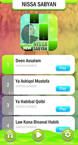Nissa Sabyan Piano Tiles For Android Apk Download Download lagu ya habibal qolbi versi sabyan di atas adalah hak cipta / hak milik dari pengarang, artis, dan label musik yang bersangkutan. nissa sabyan piano tiles for android