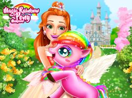 Rainbow Pony Makeover الملصق