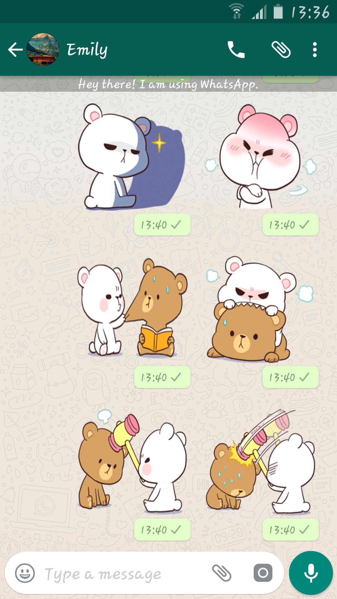 Lovely Bears Stickers For Whatsapp Wasticker For Android Apk