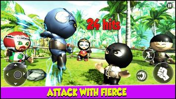 Beast ninja Boxing  - trò chơi đấu vật thế giới 3D ảnh chụp màn hình 3