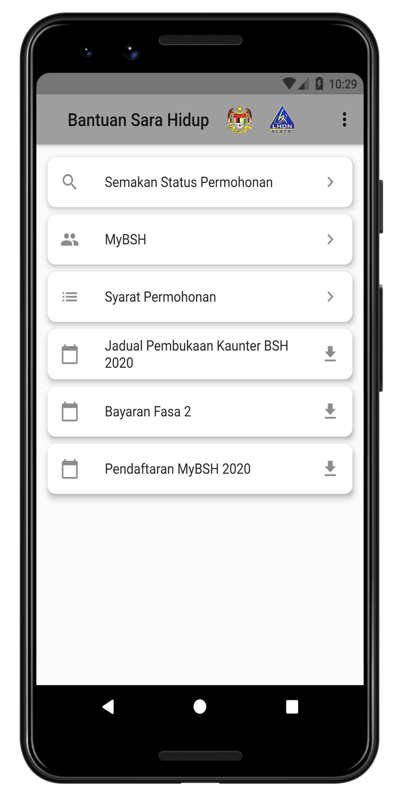 Bantuan Sara Hidup Bsh 2020 For Android Apk Download