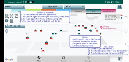 Be-Maps Contact Bundle syot layar 1