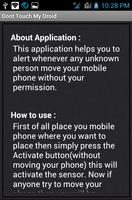 Don't Touch My Droid screenshot 2