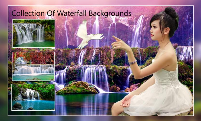Waterfall HD Photo Background Frame APK for Android Download