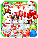 Beautiful Snowing Christmas Gravity Theme APK