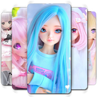 Cute Doll Wallpaper আইকন