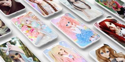 Cute Doll Wallpaper পোস্টার
