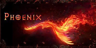 Tema bonito de Phoenix do fogo imagem de tela 3