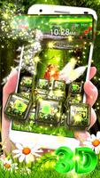 Beautiful Green Forest Fairy Theme poster