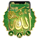 Beautiful green Allah theme APK