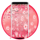 Beautiful Pink Flower theme APK