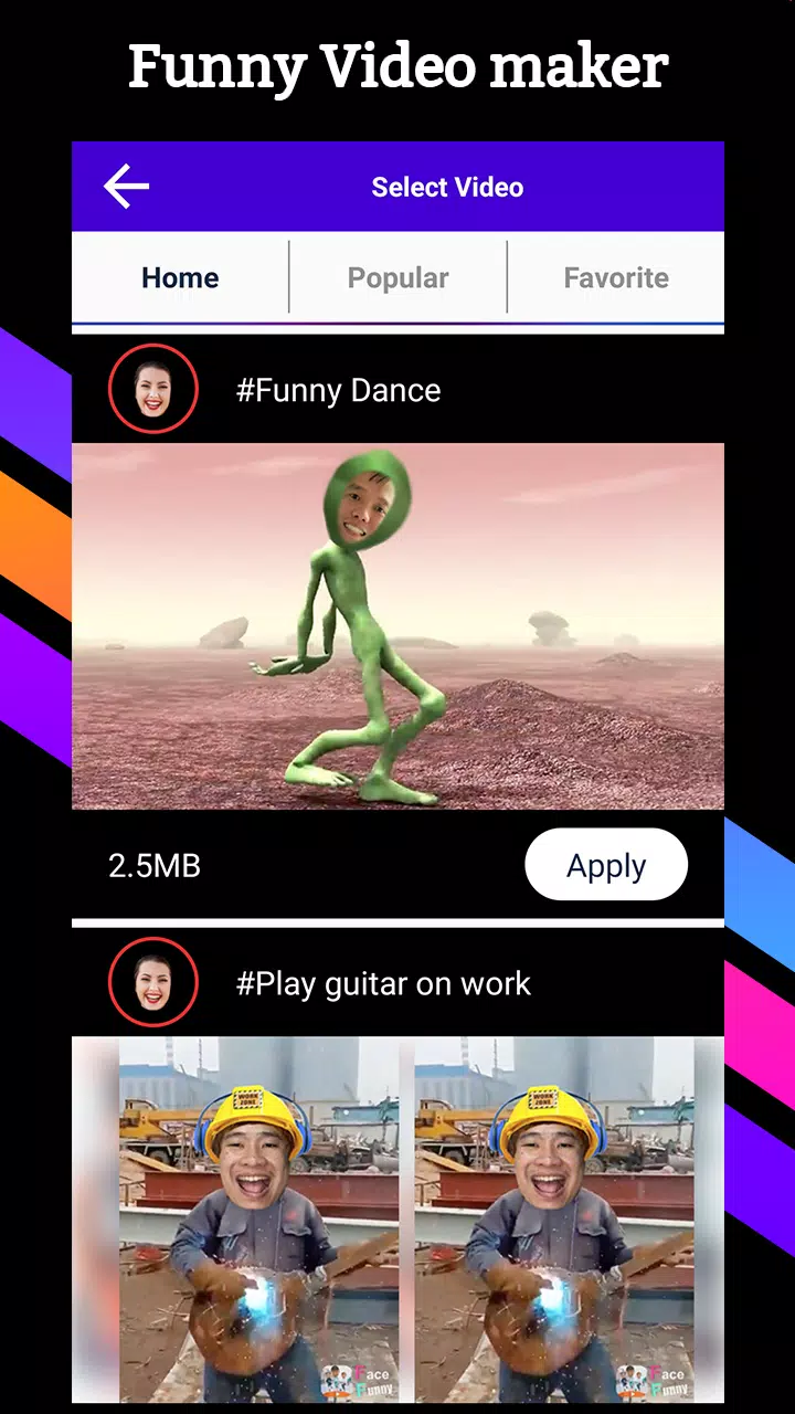 Funny Face Dance Video Maker with musics and songs APK for Android Download