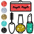 ”Glitter MakeUp Set Coloring