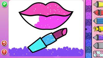 Glitter MakeUp Set Coloring скриншот 1