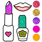 Glitter Beauty Coloring Pages simgesi