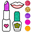 Glitter Beauty Coloring Pages