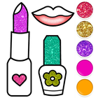 Glitter Beauty Coloring Pages أيقونة
