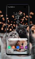 Aesthetic Cute Cat Wallpaper capture d'écran 1