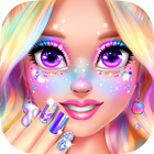 Rainbow Unicorn Nail Beauty Ar icono