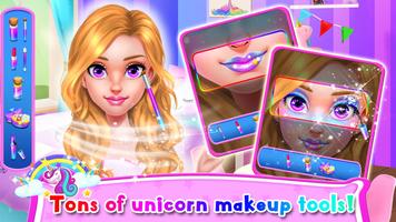 Rainbow Unicorn Hair Salon capture d'écran 2