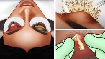 Eye Art Makeover ASMR Games Affiche