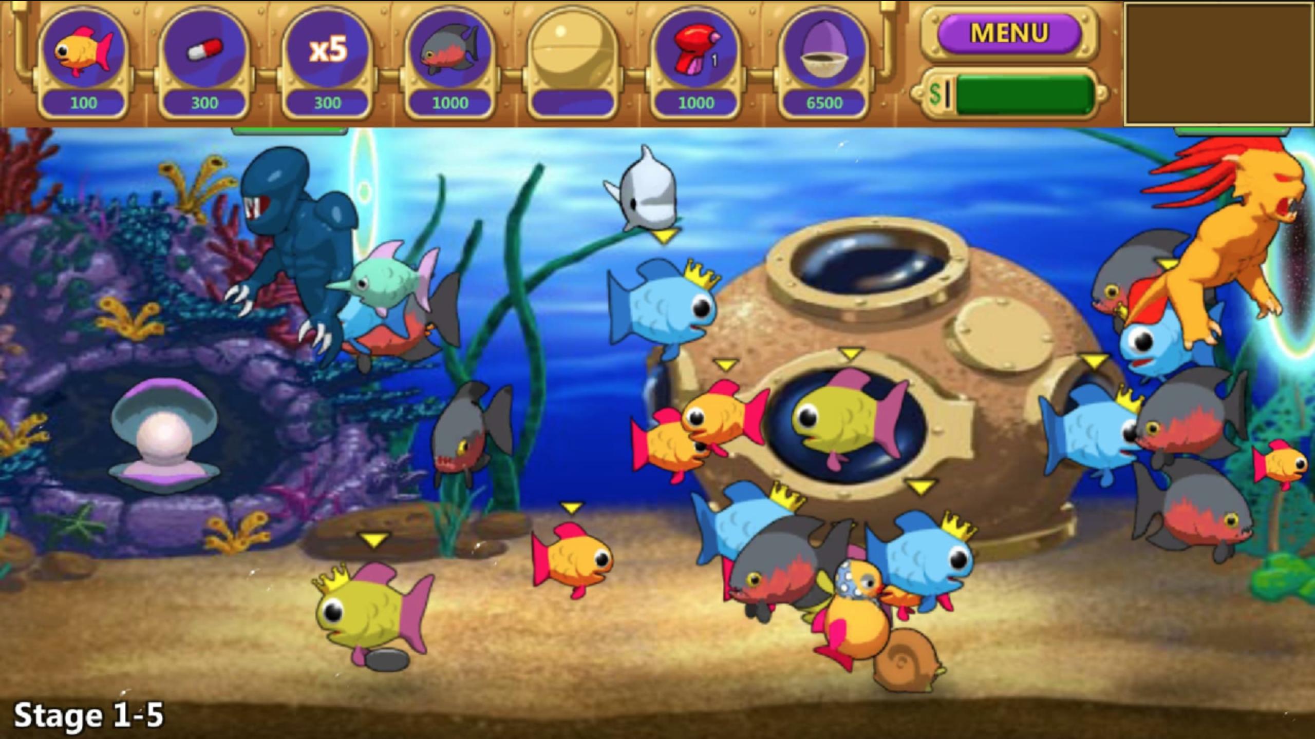 Insane Aquarium Deluxe! Feed Fish! Fight Alien! APK pour Android Télécharger