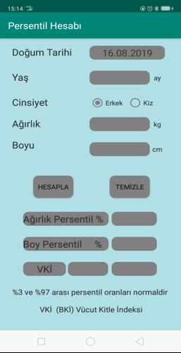 Bebeklerde Persentil Hesabi For Android Apk Download