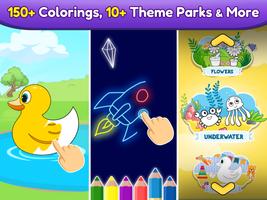 Coloring games for kids: 2-5 y 海报