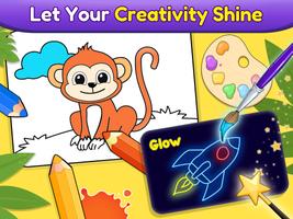 برنامه‌نما Coloring games for kids: 2-5 y عکس از صفحه