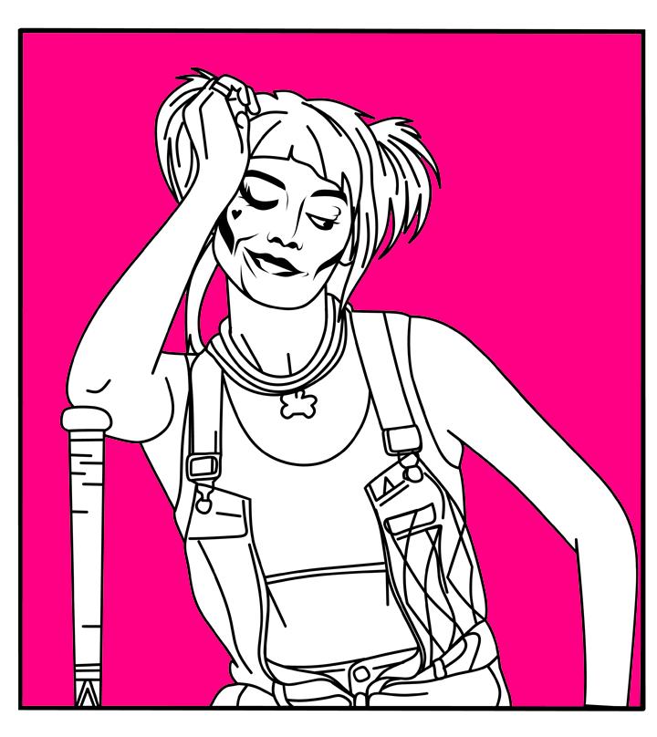 harley quinn coloring book for android apk download