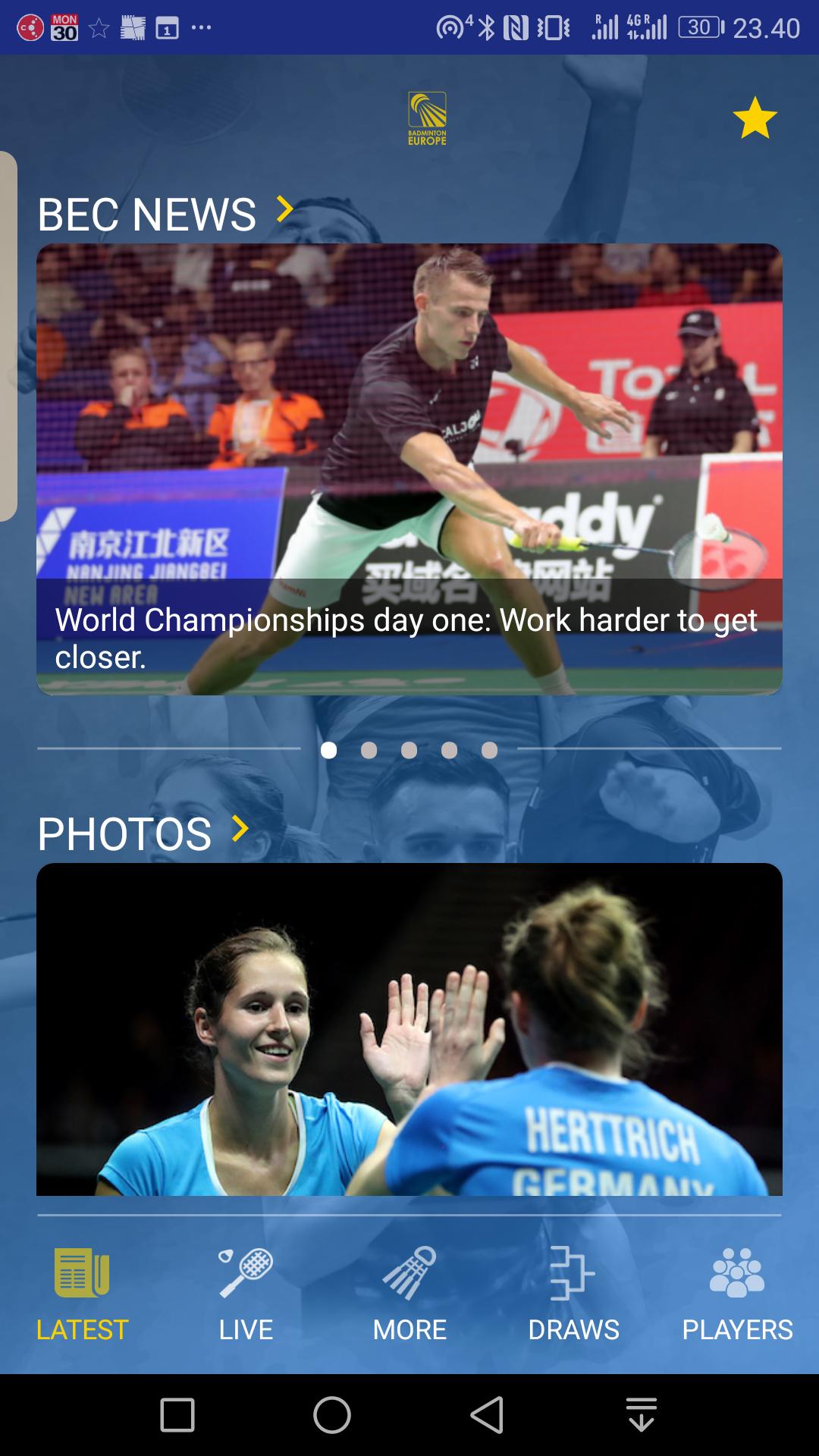 Badminton Live for Android - APK Download
