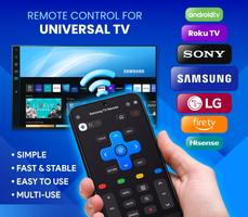 Universal TV Remote Control Plakat
