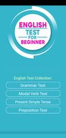 English test for beginner الملصق