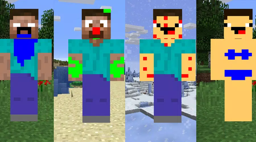 Noob Skins do Minecraft