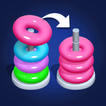 Hoop Stack Puzzle: Color Sort