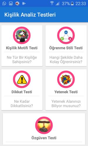 Kisilik Testleri For Android Apk Download