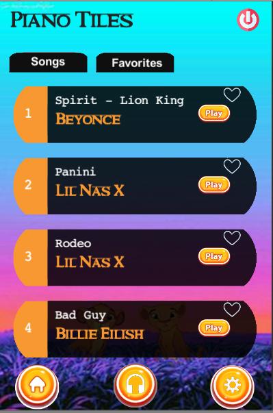 Lion King Piano Tiles For Android Apk Download - panini roblox piano