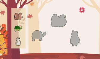 เกมสำหรับเด็ก จับคู่เงาสัตว์ ảnh chụp màn hình 3