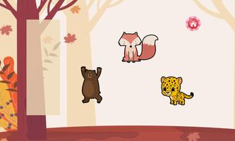 เกมสำหรับเด็ก จับคู่เงาสัตว์ ảnh chụp màn hình 2