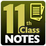 11th Class Notes icône