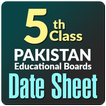 5th class date sheet