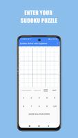 Sudoku-Löser mit Erklärer Plakat